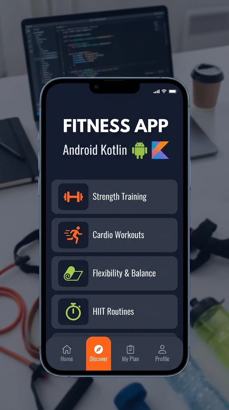 Fitness App - Android Kotlin preview