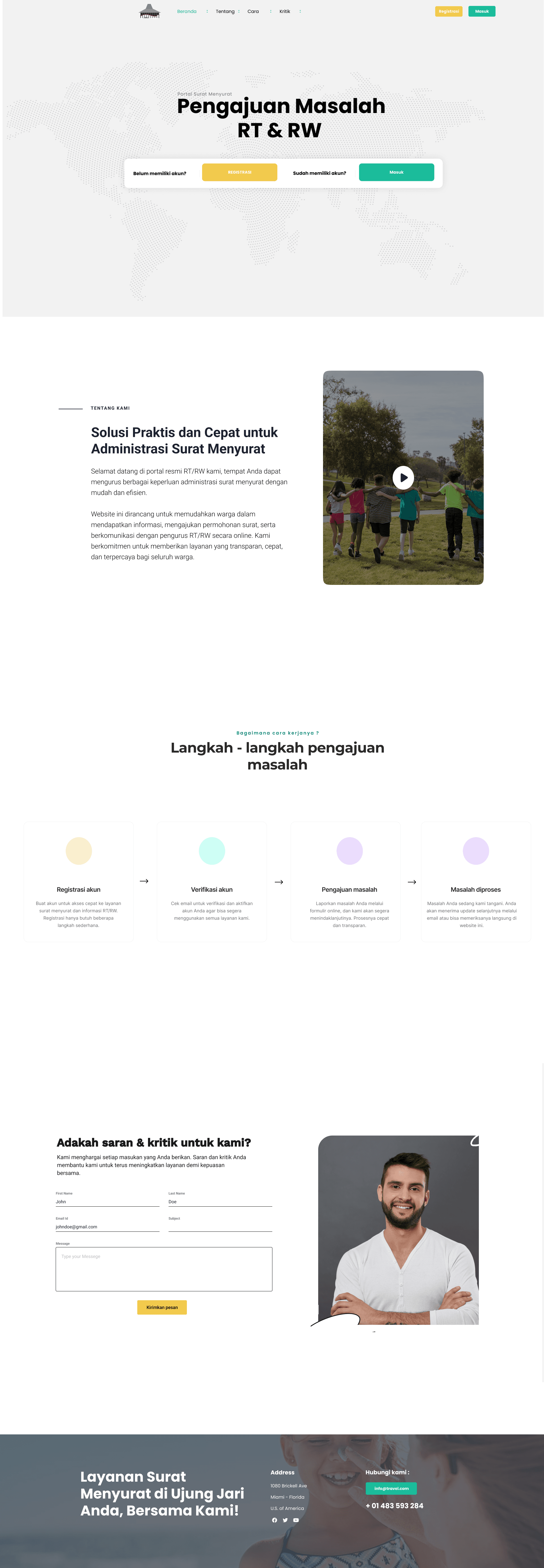 Aplikasi Surat Menyurat RT/RW screenshot 1