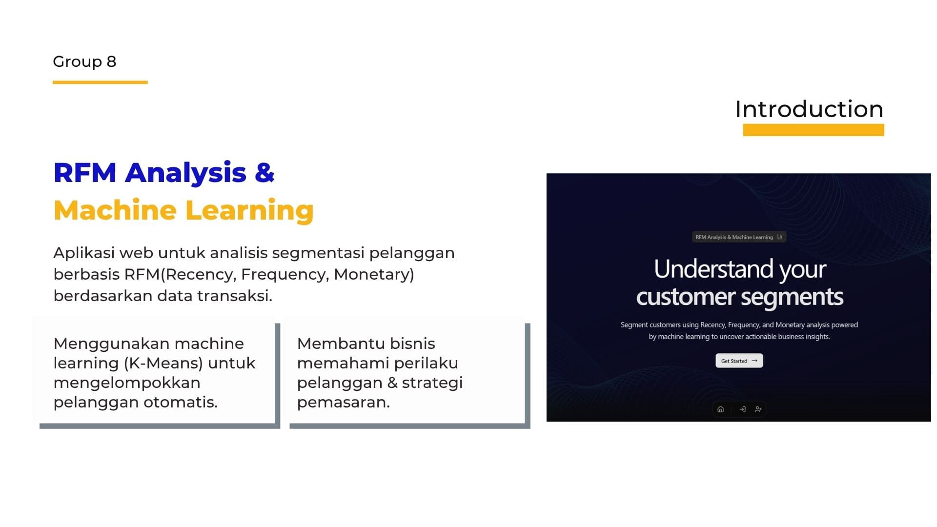 Customer Segmentation RFM & K-Means Machine Learning screenshot 1