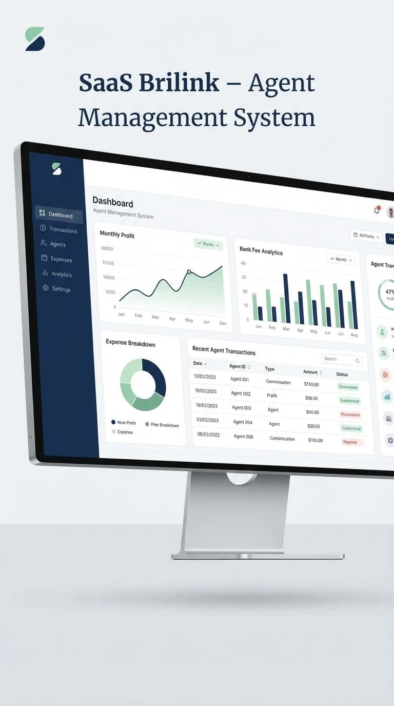 SaaS Brilink - Agent Management System preview