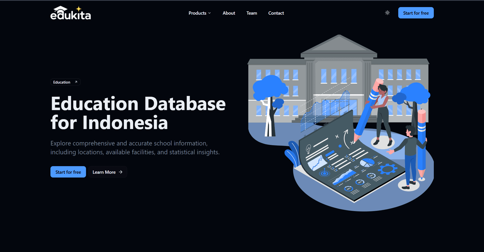 EduKita - Educational Infrastructure Mapping System screenshot 1