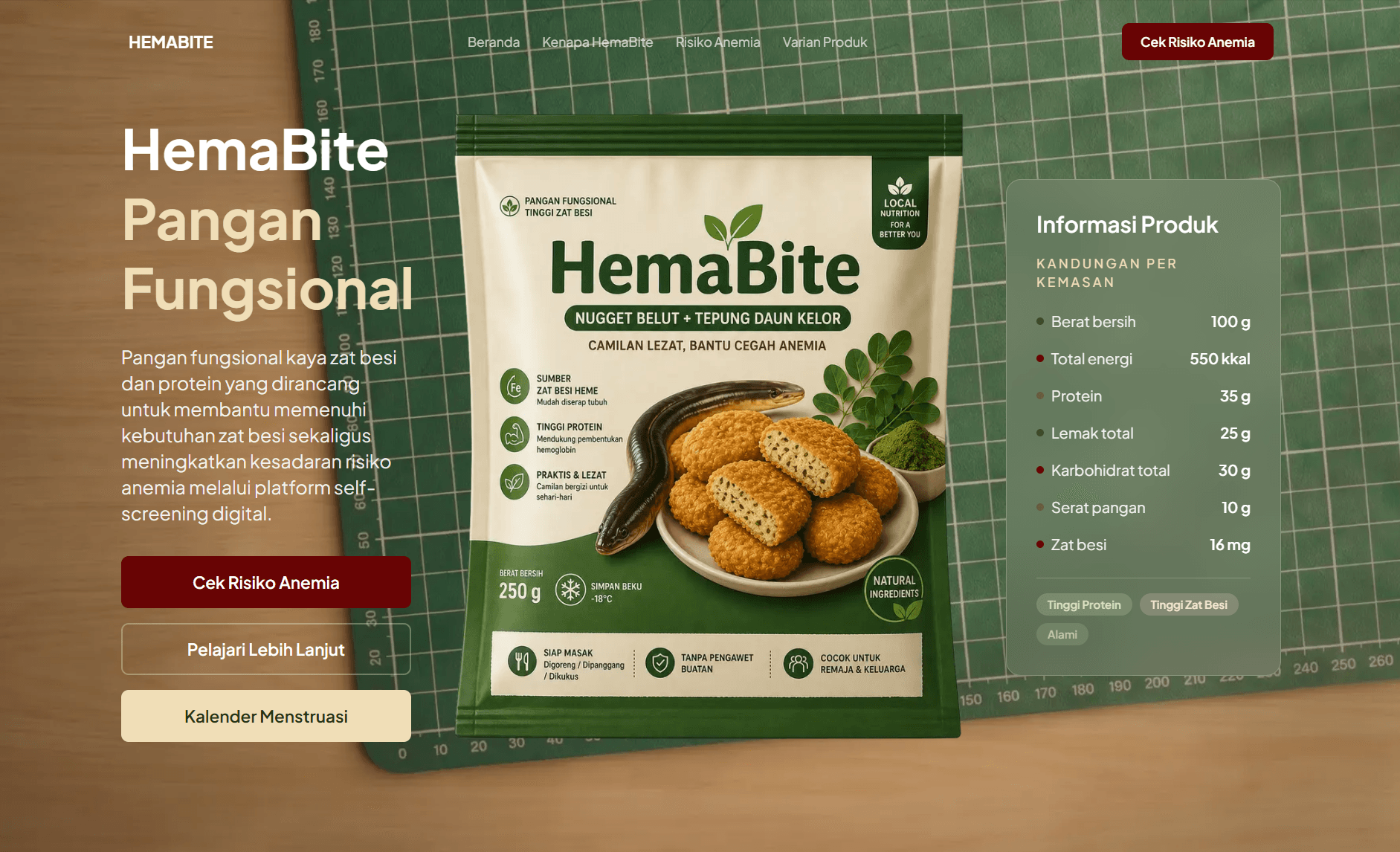 HemaBite - Functional Food Product & Digital Screening Platform preview